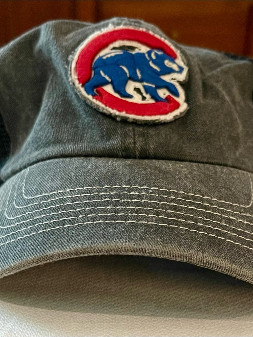 'Chicago Cubs 47 Black Mesh Trucker Cap - 47 Brand